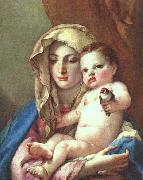 Giovanni Battista Tiepolo Madonna of the Goldfinch oil on canvas